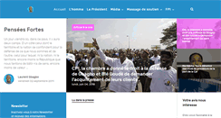 Desktop Screenshot of gbagbo.ci